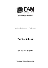 Atividades lúdicas de JudO e Aikidô