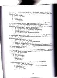 Introduction to Microeconomics - Sample Final Exam MCQs | EC 201 - Docsity