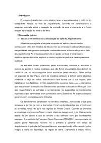 Atividades Extrativistas no Vale do Jequitinhonha