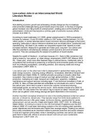 Low-carbon Jobs in an Interconnected World - Lecture Notes - United States literature - Daniel Kammen