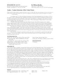 Latino  Latina Literature of the United States - Lecture Notes - United States literature - Dr. William Barillas