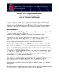 Literature for the Transatlantic Bargain Paper - Essay - United States literature - Mark Ducasse