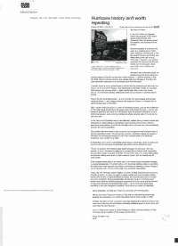 Hurricane history isn't worth repeating - Lecture Note - American History - Orrln H. Pilkey