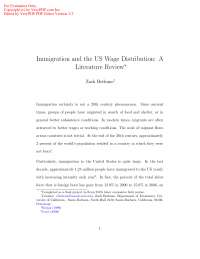 The Impact of Immigration on Wages: A Economic Analysis