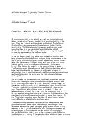 A Child's History of England