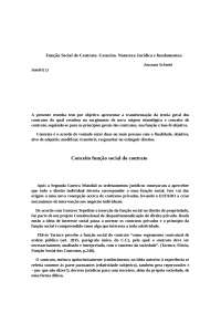 Função Social do Contrato digitado e totalmente feito por Garcia