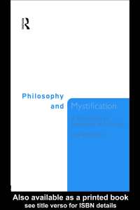 Philosophy And Mystification - Book Summary - United Kingdom Philosophy - Guy Robinson