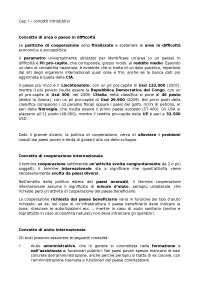 Appunti prof di pace:Politiche di cooperazione internazionale