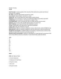 Bond Notes: Vocabulary, Mini-Exercises, and Questions - Prof. Alan Cohen