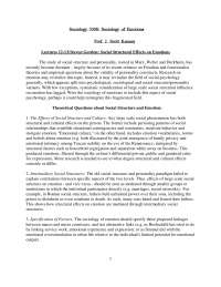 Sociology of Emotions-LectureNotes 12-13-Sociology