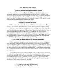 Ritual and Ceremony-LectureNotes  3-Sociology