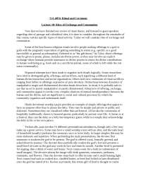 Ritual and Ceremony-LectureNotes  18-Sociology
