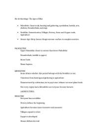 Bioarchaeology: A Journey Through the Ages of Man - Paleolithic to Neolithic - Prof. T. Ti