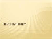 Shinto Mythology - Lecture Slides | RLST 104