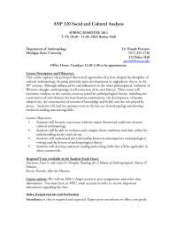 Syllabus Notes for Social and Cultural Theory | ANP 320