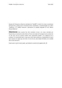 Apuntes Percepción y Atención Primer Año