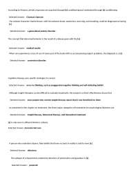 General Psychology - Prelim Quizzes 3 | PSYC 101 - Docsity