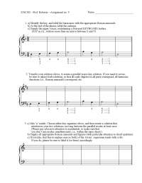 Harmony and Counterpoint II-Assignment 09-Music and Theater Arts Literature