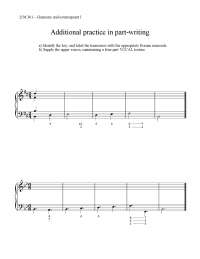 Harmony and Counterpoint I-Past Exam 06-Music and Theater Arts Literature