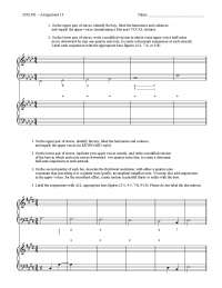 Harmony and Counterpoint I-Assignment 21-Music and Theater Arts Literature