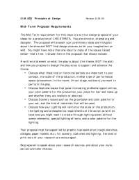 Principles of Design For Theater-Assignment 02-Music and Theater Arts Literature
