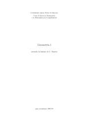 Geometria 1 - appunti