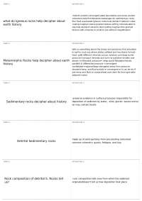 Chapter 6 Sedimentary Rocks GEOL 221 | GEOL 221 - History of the Earth