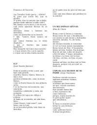 Antología de poemas para clase de métrica
