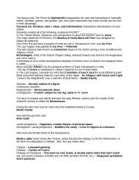 Lecture Notes for Exam 1 - Introduction to Western Civilization 2 | HUM 102
