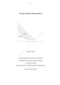 Apuntes Programacion matemática