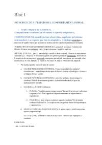 Comparativa de la conducta: causas y funciones - Prof. Colell