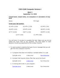 6 Solved Problems on Binary Numbers in Computer science - Quiz | CSCI ...