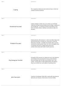 Understanding Coping Strategies and Stress Management: A Comprehensive Guide