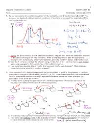 7 Questions with Solution of Organic Chemistry I - Exam 2 | CHEM 2250 ...