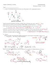 Exam 2 Solved - Organic Chemistry I - Fall 2008 | CHEM 2250 - Docsity
