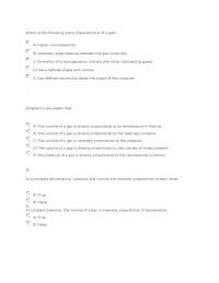 Quiz 10 MCQs for General Chemistry Lecture I | CHEM 151