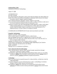 Basic Concepts of Physical Anthropology - Lecture Notes | ANTH 1001 ...