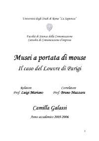 Musei a portata di mouse: il caso del Louvre di Parigi