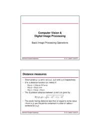 Basic Image Processing Operations-