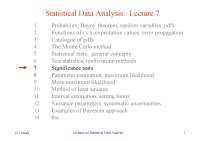 Statistical Data Analysis: Probability, Hypothesis Testing, and Chi-Square