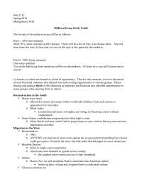 Study Guide Midterm Exam - American History Since 1865 | HIST 2112 ...