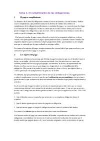Tema 3. El cumplimiento de las obligaciones - El pago o cumplimiento ...