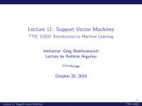 Support Vector Machines-Introduction to Machine Learning-Lecture 11-Computer Science