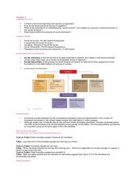 The Micro Level Perspective of Social Structure - Outline | SOCI 1313