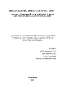 Monografia - Matas ciliares