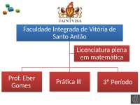 Apresentação do seminário do mapa conceitual faintvisa matemática Walber Vinicios