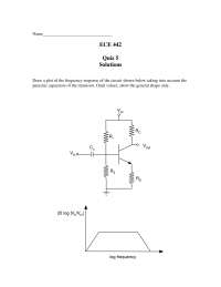 Solution of Quiz 5 on Electronic Circuits | ECE 342