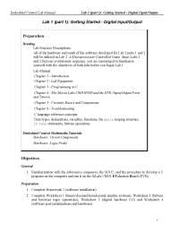 Digital Input and Output - Lab 1-1 | Embedded Control | ENGR 2350 - Docsity