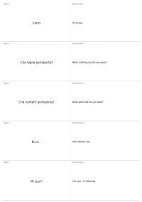 Exam 3 | ITAL 101 - Elementary Italian I - Docsity