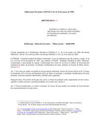 Deliberação Normativa COPAM nº 01